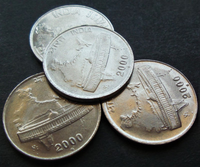 Moneda 50 PAISE - INDIA, anul 2000 *cod 5113 = UNC foto