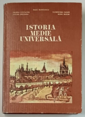 ISTORIA MEDIE UNIVERSALA de RADU MANOLESCU , VALERIA COSTACHEL ... , 1980 , COTOR UZAT foto