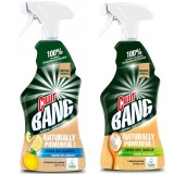 Set 2 soltuii curatare suprafete baie/bucatarie, Cillit Bang, Naturally Powerful, 750 ml