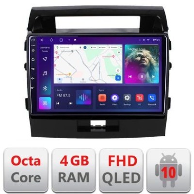 Navigatie Toyota LandCruiser 2008-2015 B-381 Android Ecran QLED octa core 4+64 carplay android auto KIT-381+EDT-E310V3 CarStore Technology foto