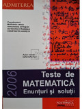 Mariana Craiu - Teste de matematica - Enunturi si solutii 2006 (editia 2006)