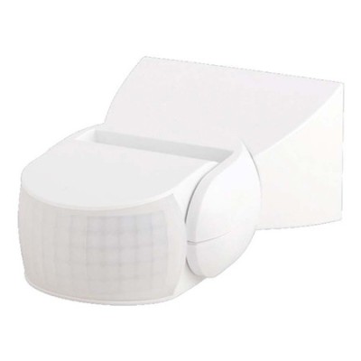 Senzor de miscare 300w 180gr ip65 - alb foto