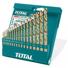 Set burghiu pentru metal Total - HSS: 19 buc