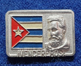 Insigna rara Personalitati - Dictator - Lider politic - CUBA - FIDEL CASTRO