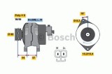 Generator / Alternator OPEL CORSA C (F08, F68) (2000 - 2009) BOSCH 0 986 043 981