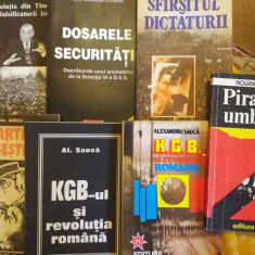 Lot carti Revolutie, KGB, Securitate