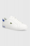 Cumpara ieftin Lacoste sneakers din piele Powercourt Leather culoarea alb, 47SMA0081