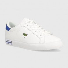 Lacoste sneakers din piele Powercourt Leather culoarea alb, 47SMA0081