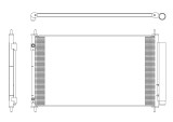 NRF 350321 EASY FIT Condensator, climatizare