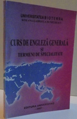 CURS DE ENGLEZA GENERALA TERMENI DE SPECIALITATE , 2001 foto