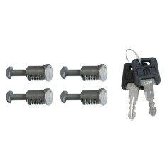 Butuci antifurt cu cheie pentru bare transversale Menabo Tiger, Omega, Delta, Professional