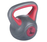 Cumpara ieftin Gantera Kettlebell Umbro, 4 kg, Gri Rosu - RESIGILAT
