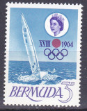 DB1 Olimpiada Tokyo 1964 Bermuda 1 v. MNH, Nestampilat