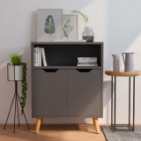 VidaXL Servantă, gri, 60x30x72 cm, lemn prelucrat