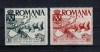 ROMANIA EXIL 1958 EMISIUNEA X EUROPA 1957 SERIE DANTELATA MNH, Nestampilat