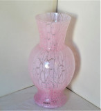 Vaza mare cristal, suflata manual -LOTUS- semnata Ulrica H V, KOSTA BODA Suedia