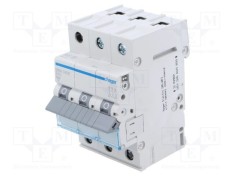 &Icirc;ntrerupător supracurent HAGER 3 poli 40A 230/400V 6kA pentru șină DIN