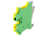Conector de &Icirc;mbinare Șine 0,2-4mm&sup2; 2 Borne Galben-Verde