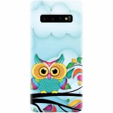 Husa silicon personalizata pentru Samsung Galaxy S10, Owl 102