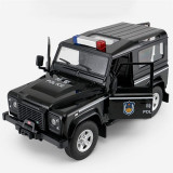 Police Car 14 Sport Mașină cu telecomandă cu lumini LED funcționale 4WD High Spe