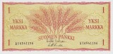 Bancnota Finlanda 1 Markka 1963 - P98 UNC (vezi descrierea )