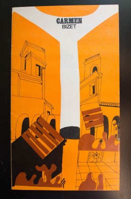 Georges Bizet - Carmen (caiet program Opera Rom&amp;acirc;nă, 1982) (regia: Jean R&amp;icirc;nzescu) foto