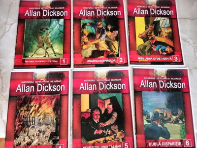 Aventurile detectivului miliardar Allen Dickson 20 numere foto