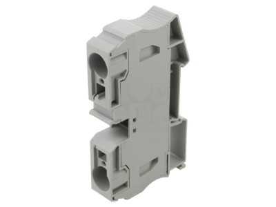Conector Șine Gri 2 Borne, TS35 foto