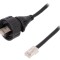 Patch Cord Ethernet 5m Buccaneer 8P Poliamidă Aurit