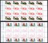 Romania 2002, LP 1579 a, Ziua Indragostitilor, bloc de 10 serii cu viniete, MNH!, Sarbatori, Nestampilat