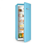 Klarstein Irene XL, frigider de cameră, 242 l, retro design, 4 nivele, A+, albastru, A+