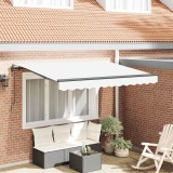 vidaXL Cortina Retractabilă Alb 350 x 200 cm țesătură 3329726