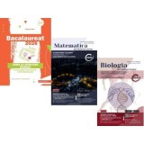 Pachet Bacalaureat 2026, Limba si literatura romana, Matematica pe intelesul tuturor M-mate-info, M-stiintele naturii si Biologia pe intelesul tuturor