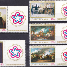 TSV % - 1976 LP 904 A BICENTENARUL REVOLUTIEI AMERICANE, MNH/** LUX