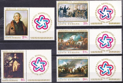 TSV % - 1976 LP 904 A BICENTENARUL REVOLUTIEI AMERICANE, MNH/** LUX foto