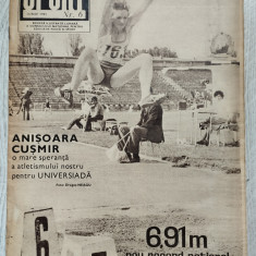 Revista SPORT nr. 6 - Iunie 1981 - Universitatea Craiova, Universiada Bucuresti