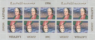 Letonia 1996 - Europa, KLB neuzat foto