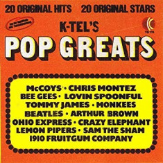 Pop Greats - K-Tel - 1974 - TG 115 ; 20 hituri originale disc vinil mare