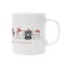 Cana alba personalizata cu Pisicute MerryChristmas, INOVATIX&reg;. 330ml