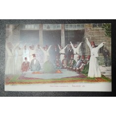 Carte postala, Deviches tourneurs, color