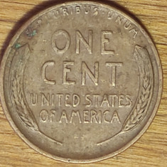 SUA / USA - moneda de colectie WWII - 1 cent 1944 -Lincoln- Wheat Ears Reverse