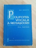 Max Eisikovits - Polifonia vocala a renasterii