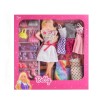 Set de joaca pentru fetite, 6 rochii, accesorii incluse, General