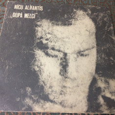 Nicu alifantis Dupa melci disc vinyl lp muzica folk prog rock 1979 EDE 01587 VG+