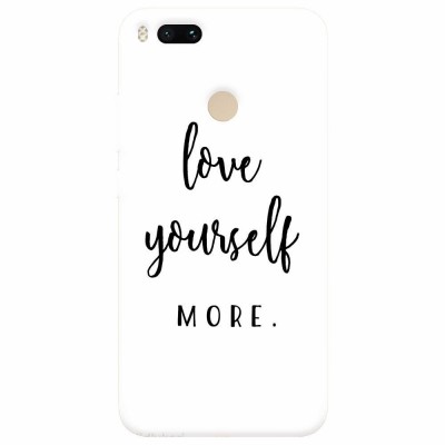 Husa silicon pentru Xiaomi Mi A1, Love Yourself More foto