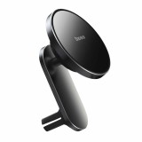 Baseus - Car Holder with Wireless Charging Big Energy (WXJN-01) - for Dashboard, Air Vent, 15W - Black