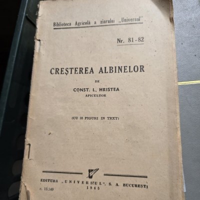 Cresterea albinelor - Const.L. Hristea foto