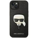 Cumpara ieftin Husa Cover Karl Lagerfeld PU Saffiano Karl Head pentru iPhone 14 Plus KLHCP14MSAPKHK Black