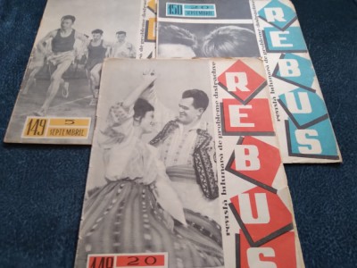 LOT 3 REVISTE REBUS NR 148 149 150 foto