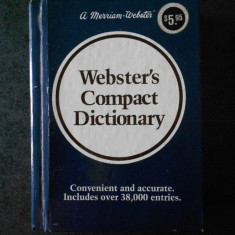 WEBSTER'S COMPACT DICTIONARY (1987, editie cartonata)